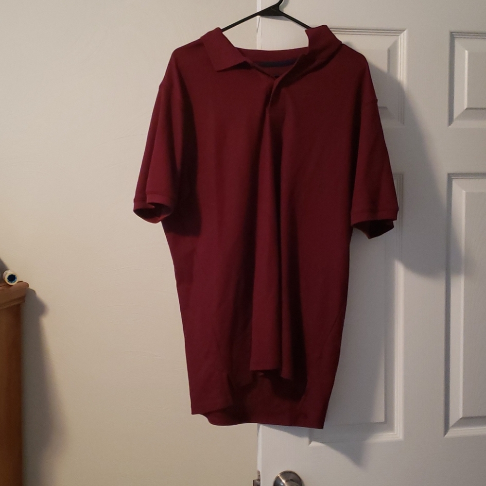 Maroon Wonder Nation Cotton Polo large